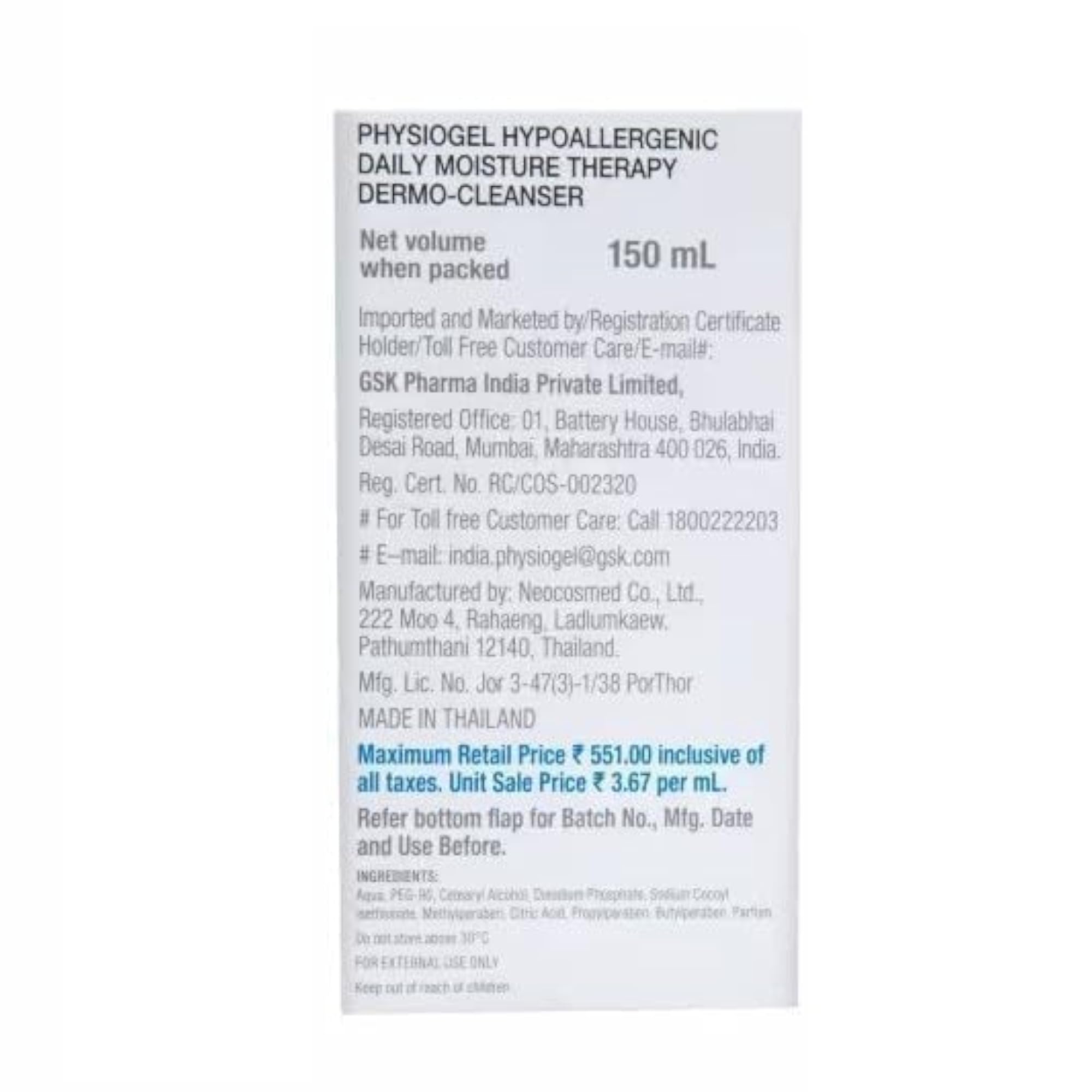 Hydrating Daily Moisture Therapy Dermo-Cleanser for Dry Skin